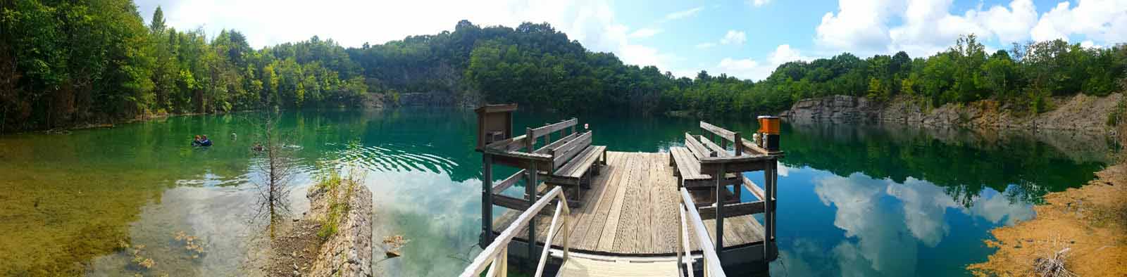 We are a scuba diving resort in Athens, TN that is based around a crystal clear, ten acre quarry lake.